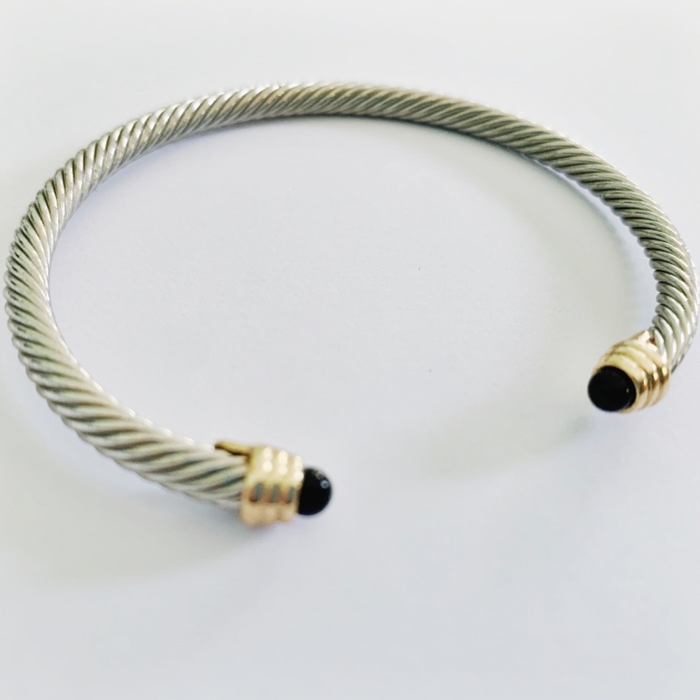 Silver Twisted Bracelet Cuff